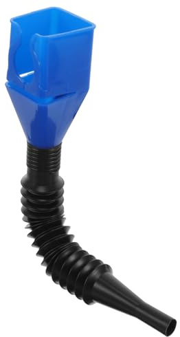 GARVALON Imbuto Flessibile Per Carburante in Plastica, Piccolo Imbuto Per Veicoli a Due Ruote, Tubo Estensibile Con Morsetto, Strumento Portatile Per Rifornimento Veicoli e Auto