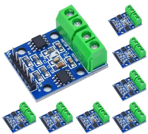 8 pcs L9110S DC Motor Drive Modul，Dual DC Motor Treiber Controller Board | ，2,5-12V H-Brücke Kann gleichzeitig einen Dual-Gleichstrommotor oder einen 4-Draht-2-Phasen-Schrittmotor antreiben