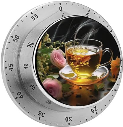 Cup of Tea Kitchen Timer Egg Timer Kitchen Timers for Cooking Magnetic Timer Cooking Timer Gym Timer Cute Kitchen Timer,for Gym Teacher Study Exercise Baking