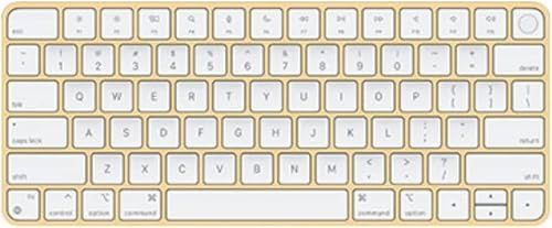 Teclado Apple Magic con Touch ID y Teclado numérico (QWERTY Inglés) Amarillo (Reacondicionado)