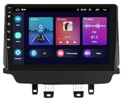 Android 15 9 Pollici Touchscreen Stereo Auto Bluetooth Auto Radio Stereo Per Mazda CX-3 Mazda 2 DK 2014-2021 Con FM Radio Comando(Y1 1+32G)