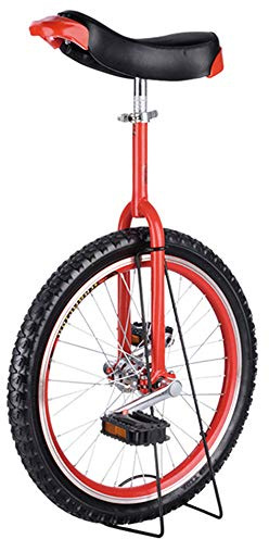 SFQEVHRZ Einrad, 24/20/18/31 Zoll rutschfeste Räder, Mountainbike-Reifen, selbstbalancierendes Laufrad(Rosso,18inches)