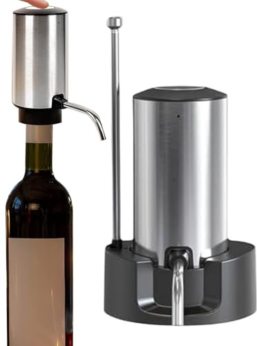 Wine Aerator Pourer - Rechargeable Automatic Fast Dispensing Device For Smooth Aeration, Portable Electric Design With Easy Hand, Wine Aerator And Dispenser
