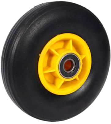 Sharplace Roue de diable pour tondeuse à gazon, roue de barbecue, pneu plein robuste pour accessoires de jardinage, 23cm
