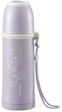 Zojirushi Thermal Stainless Vaccum Bottle 0.2 litre ( 200ml ) SS-PC20-VV Purple Pink (Japan Import)