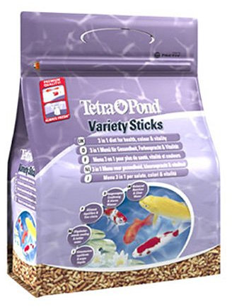 Tetra Bastoncini di varietà per laghetti, 600 g, confezione da 6, 3600 g