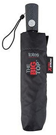 New! Totes Big Top Aluminium Auto Open/Close Double Canopy Umbrella