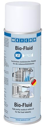 WEICON Bio-Fluid, 200 ml, medizinisches Weißöl, Weißöl gegen Reibung & Verschleiß, Schmier- und Pflegeöl, lebensmittelecht