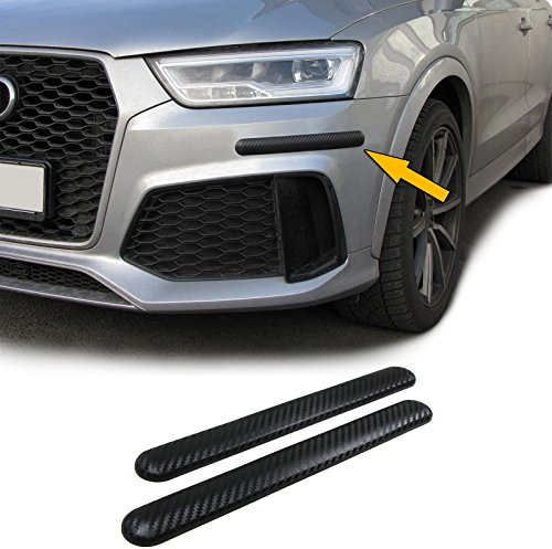 Stoßstangen Schutz Streifen flexibel zum kleben universal 306x35mm Carbon