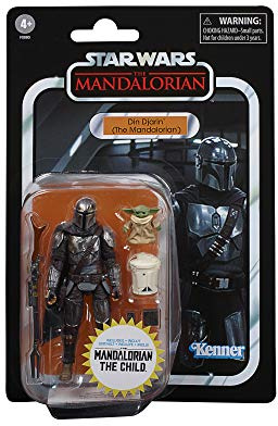 Star Wars The Vintage Collection Din Djarin (The Mandalorian) und The Child Spielzeuge, 9,5 cm große Action-Figuren für Kids ab 4 Jahren