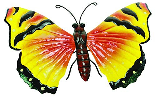 Klp Schmetterling Metall Wandbild Wanddeko Deko Bild Wand Hänger Tier Figur Skulptur