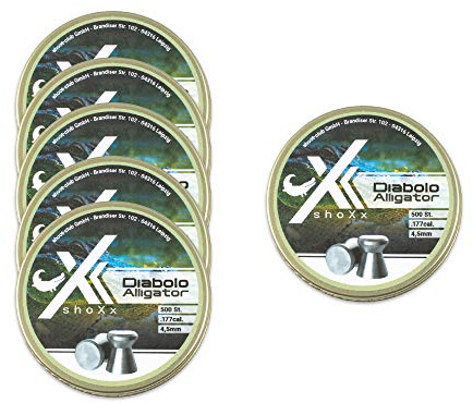 Alligator Diabolos Flachkopf 4,5mm 5 Packungen + 1 GRATIS