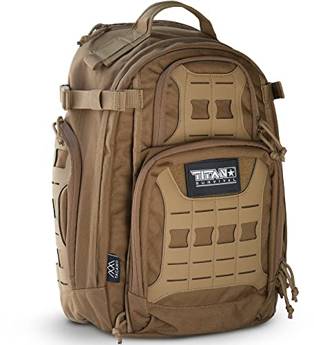 TACAMO 35L Survival Backpack for Men - Military Tactical Waterproof Backpack for Hiking, Fishing, Hunting, Camping, and Laptops