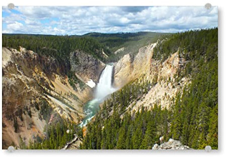 artboxONE Acrylglasbild 60x40 cm Natur Yellowstone Canyon NP - Bild Natur Canyon Grand Canyon of The Yellowstone