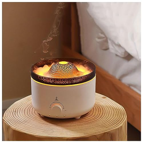 Humidificateur D'air Bébé, Humidificateur D'air Pour Chambre 2 Couleurs/Formes De Fumée,Minuterie,Télécontrôle, Diffuseur D Huile Essentiel pour Bureau,N'importe Quelle Pièce,C