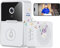 Cámara de Timbre Inalámbrica, Cámara de Timbre de Video WiFi con Timbre,Audio de 2 Vías, Visión Nocturna por Infrarrojos, Videollamada Remota, Almacenamiento en la Nube doorbell Camera