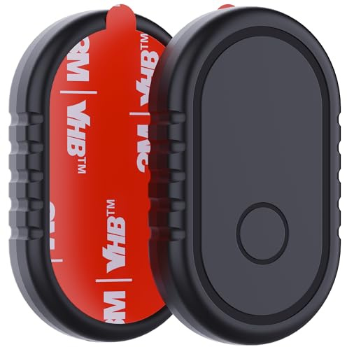 2-pack för Samsung Smart Tag 2, självhäftande monteringsfäste, ABS vattentät fodral med 3M självhäftande tejp, klister på bil/cykel/bagage och mer för Galaxy Smart Tag 2, dolt Smarttag2 Fullt