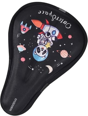 Cojín De Asiento De Bicicleta | Almohadilla para Niños con Diseño Animado | Cubierta para Sillín De Bicicleta Transpirable - para Montaña, Carretera, Uso Diario, Touring Y