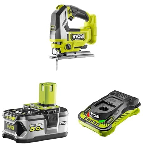 Ryobi RJS18BL-0 Brushless Jigsaw + 5ah Battery & Charger