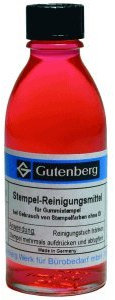 Gutenberg Stempelreiniger (flüssig) für Stempelfarbe ohne Öl 100ml
