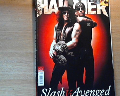 Metal Hammer Magazine: Slash Vs Avenged. April Issue 2010