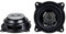 In Phase Car Audio SXT1035 Speaker - 4 Inch (10cm) Round, 200W, 2-Way Coaxial Shallow-Mount Speaker (2 x Speakers)
