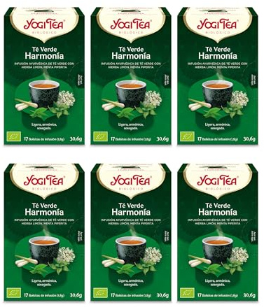 Yogi Tea Armonía - Paquete de 6 x 17 Sobres - Total: 102 Sobres