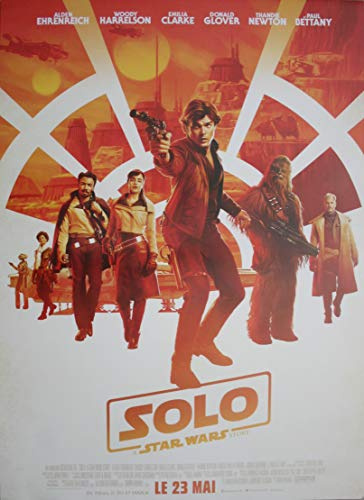 Solo A Star Wars Story Kinoplakat, Original, kleines Format (53 x 40 cm, Rollen) Ron Howard