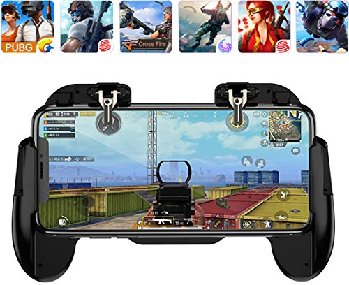 Ytuomzi Mobile Phone PUBG Game Controller L1R1 Shoot and Aim Trigger Joystick Ergonomic Gamepad for PUBG Mobile/Knives Out,Phone Gaming Controller for 4.7''- 7.0'' Android & iOS (H6)