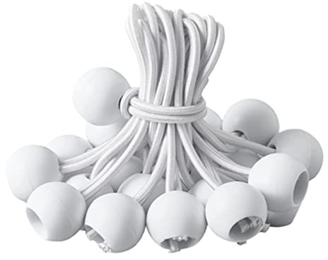 DOITOOL 50stücke Ball Bungee Seile Elastisch Für Camping Tarp Zelt Baldachin Befestigung Gummiseile Packen Outdoor