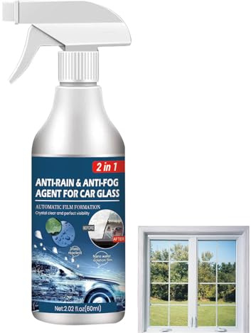 Bavokon 160ml Voiture Anti Pluie Agent,Voiture Verre Hydrophobe Revêtement Imperméable Agent,pour Rétroviseur Voiture,Efficace Contre La Buée,Anti-Pluie Spray pour Voiture Pare-Brise Rétroviseur