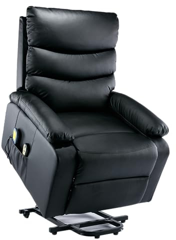 Astan Hogar Sillón Relax con Función Auto-Ayuda (Levanta Personas), Reclinación Eléctrica, Masaje Y Termoterapia, Modelo Ceci AH-AR10530NG