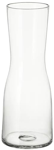 Vases Vase Flowers Glass Ledoir 30cm 11.8 Inch Tall Big Modern Essentials 2L Clear Modern Living Room Round Flower Pampas Large Decor Simplistic Gifting
