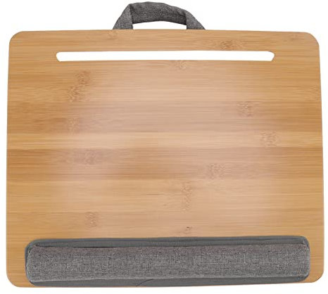 Nikou Table pour Ordinateur Portable, Laptop Desk, Table pour Lit, Plateau d'ordinateur Portable, Plateau De Lit Multifonction avec Coussin pour Lire, écrire, Jouer