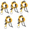 Angoily 5 Stück Klettern Elastisches Seil Elastisches Bergsteigen Kletterseil Outdoor Bergsteigen Kletterseil Elastisches Kletterseil Bergsteigerseil Elastisches Felskletterseil