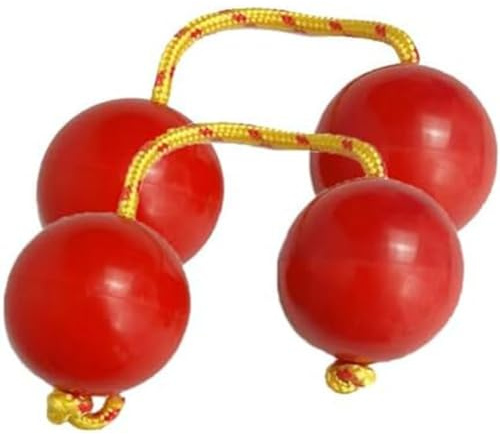 Kznifmk 2 Paar Rhythmisches -Set Kit Aslatua Schüttelrassel-Instrument Schüttelei-Set für Kinder Erwachsene Hochzeiten Partys Musikklasse Rot