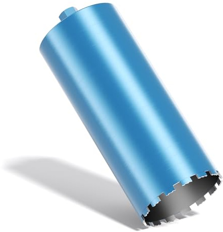 Wiltec Diamantbohrkrone Typ 1 (Shark) Ø 200 mm, Bohrkrone 450 mm, 1¼ UNC Nassbohrkrone, Diamantbohrer für Beton, Stein, Granit
