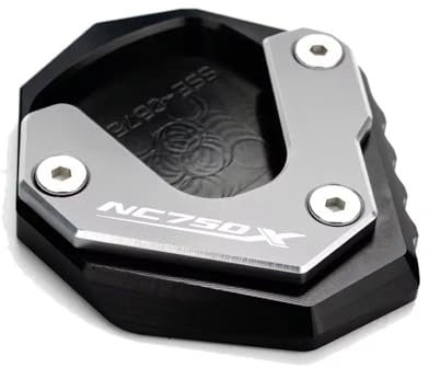 VQLDPX Motorrad-Seitenständerpolster Für NC750X NC750 X NC 750 X 2014-2020 Platten-Ständerverlängerungspolster Motorradständer Platte Verbreiterung(Titan)