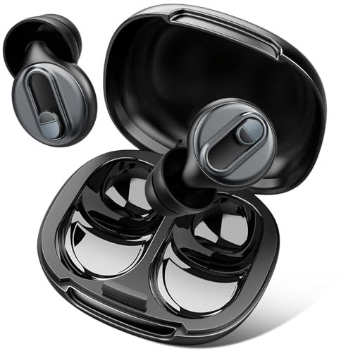 Tappi Orecchie Dormire con con 2 Livelli Regolabili, 17-35dB Tappi per Orecchie Silicone Antirumore con Gommini Singoli/Doppi per Dormire/ConcentrarsiViaggiare-7 Paia in XS/S/M/L con Design Magnetico