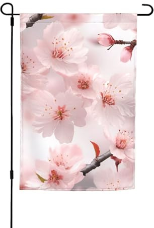 Delicata stampa di fiori di ciliegio, 30,5 x 45,7 cm, per portico, per tutte le stagioni, per esterni, cortile, decorazione per cortile