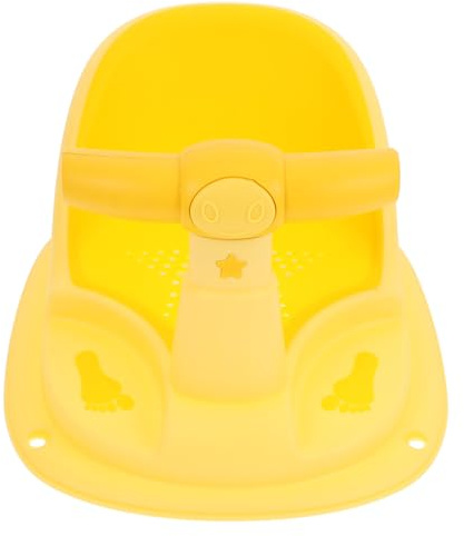 JEWEDECO Babybadewannensitz aus Robustem Pp und Tpe mit Rutschfester Basis und Ergonomischem Design für Sicheres Baden im Bad