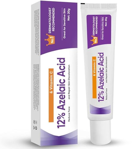 12% Azelainsäure Serum, Gesichtsserum Gegen Rötungen, Azelainsäure Creme, Anti Pickel und Knötchen Moisturizing Skin, für Sensible Blemished Haut, Pigmentierung Vermindern, Dunklen Flecken (1)