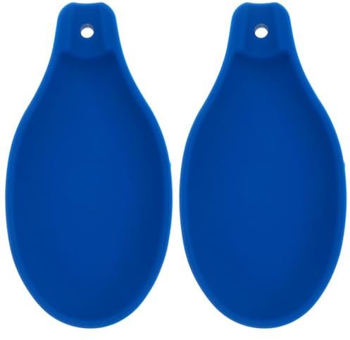 ARTIBETTER Soporte para Cucharas de Silicona 2 Piezas Reposacucharas y Portacucharas para Utensilios de Cocina Hogar