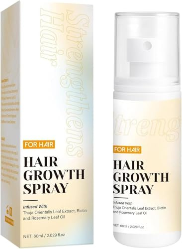 Haarwuchsspray, natürliches Kopfhautpflegespray, Haar-Reparaturspray mit Rosmarin, feuchtigkeitsspendende & nährende Pflege, bei Haarausfall und dünner werdendem Haar,1pc