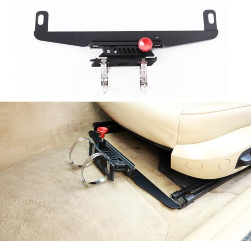 Supporto estintore per @B&m&W 3 E90 E91 E92 M3 2005 – 2012 per convertibile 2014 – 2017 chiusura rapida in alluminio, regolabile, staffa di avvolgimento, supporto per sedile passeggero (1 pezzo)