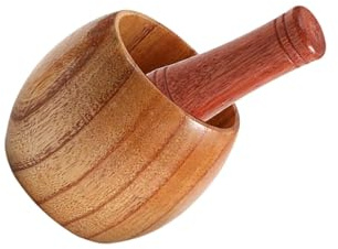 tuwiwol Juego de molinillo de especias, machacador ajo reutilizable para especias, pimienta, mostaza fresca S