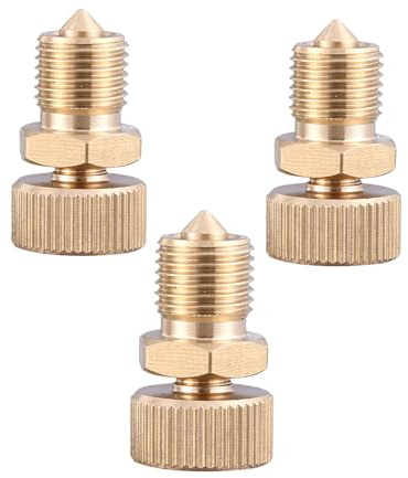 PAMINGONO Válvula de Purga de Cobre Accesorios de 3 Piezas Resistencia al Desgaste y Dispositivo Protector para Compresor de Aire de Alta Presión 30 para Bombas
