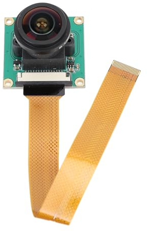 MENDUNER Modulo Telecamera, Scheda Telecamera Interfaccia CSI 1080P 5MP 175° Grandangolare 2592x1944, Modulo Telecamere Interfaccia CSI con Sensore OV5647 Obiettivo da 3,6 Mm per RasPi 5