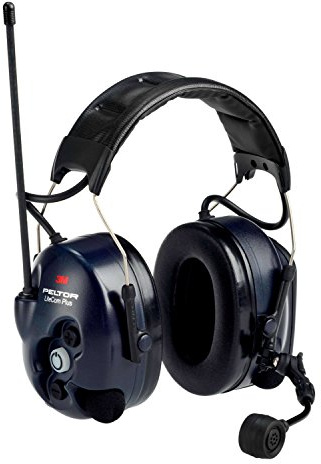 3M Peltor PELTOR 7000108543 3M Peltor Kapselgehörschutz, pegelabhängig Peltor LiteCom Plus, Taglia unica Schwarz/Blau