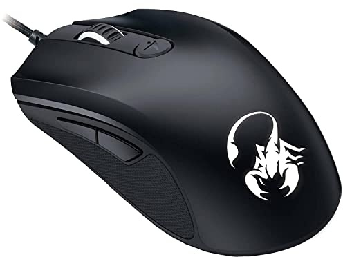 Genius Scorpion M6-600 ratón USB Óptico 5000 dpi - Ratones (Derecha, Óptico, USB, 5000 dpi, Negro)